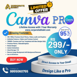 CANVA PRO SUBSCRIPTION AT CHEAPEST PRICE
